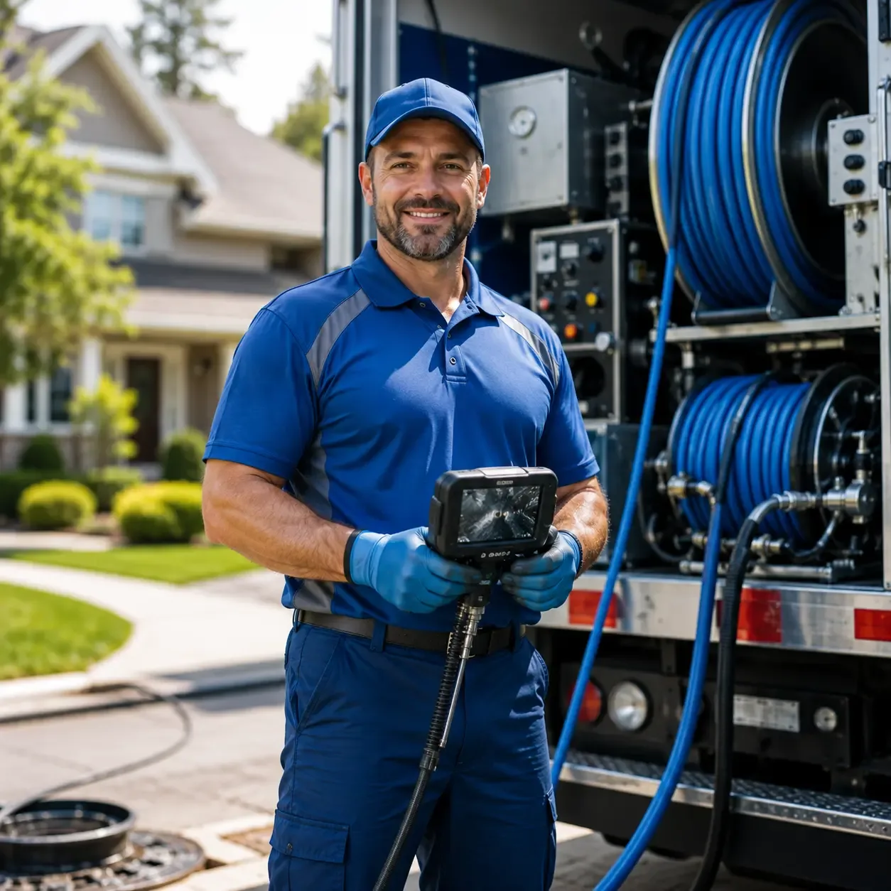 Local outdoor drain cleaning specialists in Pecatonica, IL